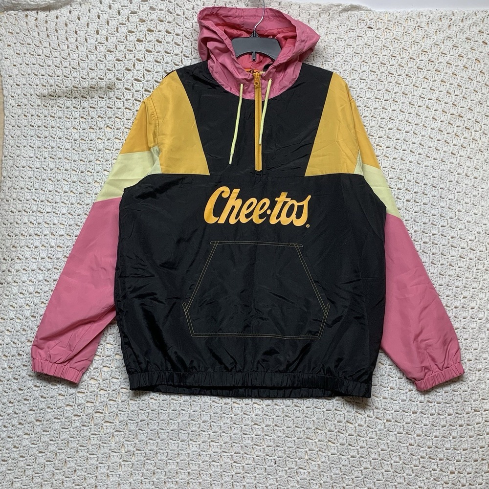 Cheetos Chester Cheetah Retro Pullover Jacket Windbreaker Men's L Basketball - Picture 3 of 10